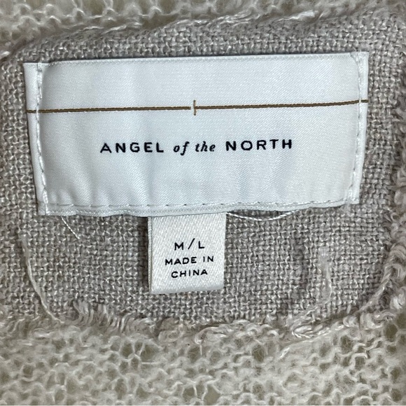 Anthropologie Cream Sleeveless Cardigan - Picture 7 of 9